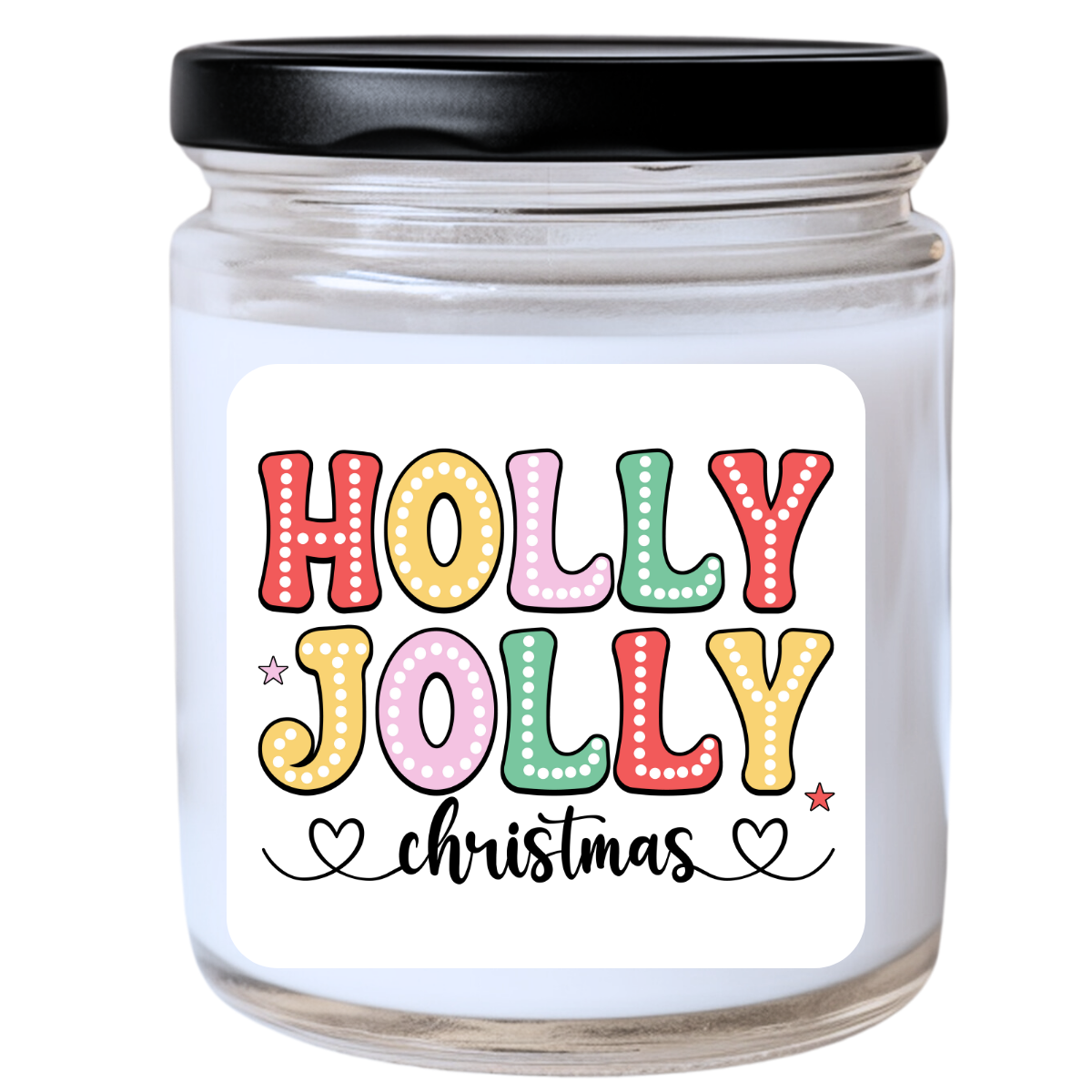 WS - Holly Jolly Christmas Candle - Sassy & Full of Cheer, Handpoured Soy Wax, Phthalate-Free, Many Scents Available