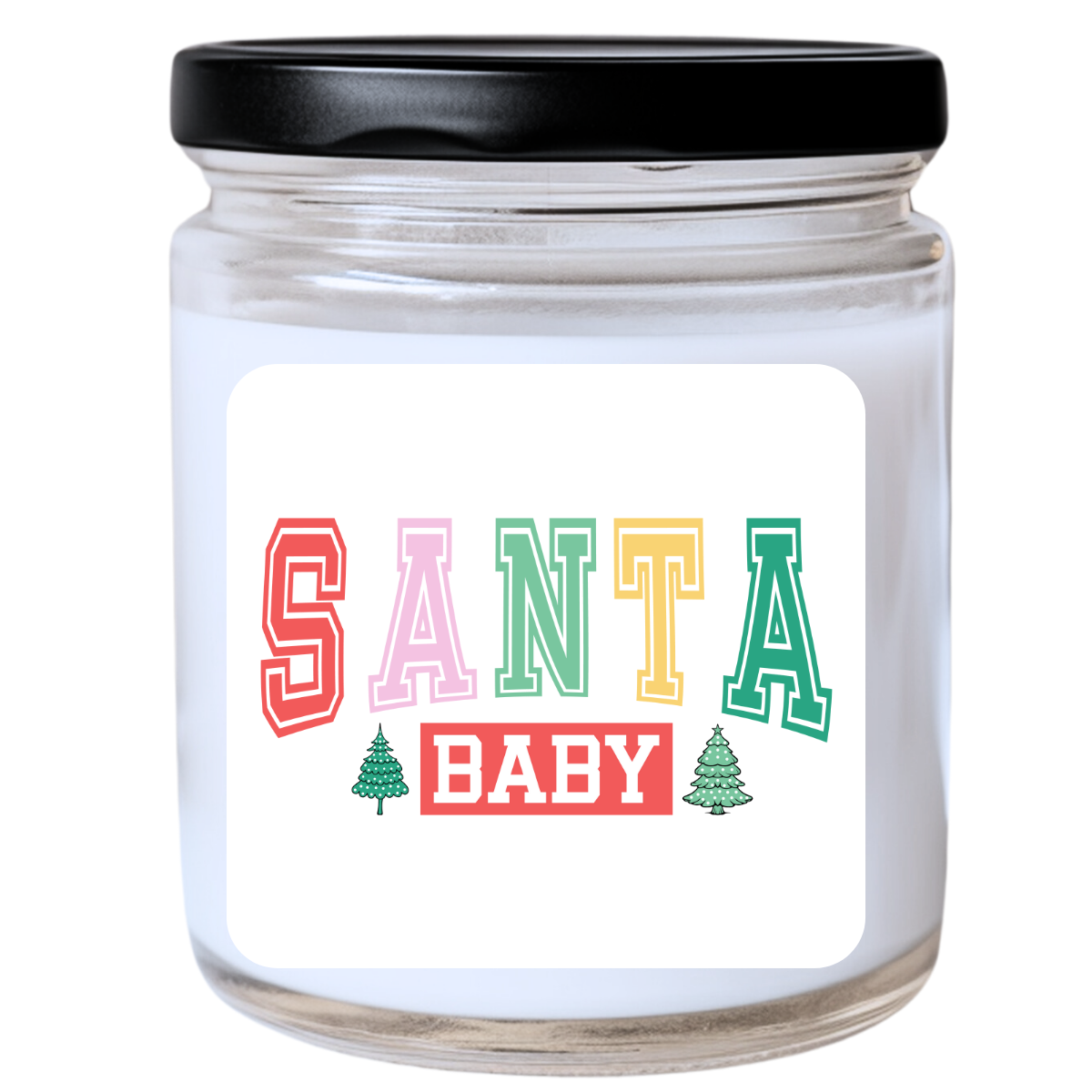 WS - Santa Baby Candle - Flirty & Festive Fun, Handpoured Soy Wax, Phthalate-Free, Many Scents Available