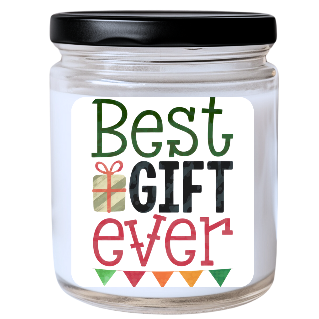 WS - Best Gift Ever Candle - Funny Christmas Gift, Unique Holiday Candle, Many Scents Available