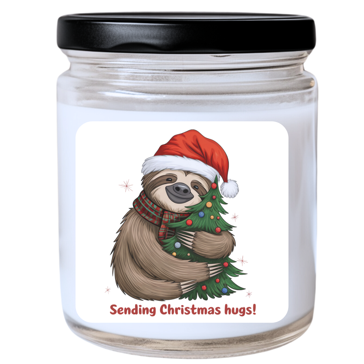WS - Sending Christmas Hugs! Candle - Sweet & Cozy Holiday Fun, Handpoured Soy Wax, Phthalate-Free, Many Scents Available
