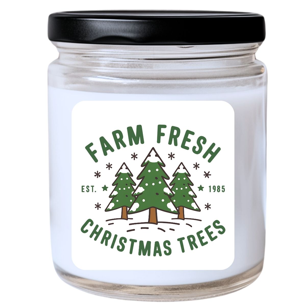 WS - Farm Fresh Christmas Trees Candle - Funny Christmas Gift, Unique Holiday Candle, Many Scents Available