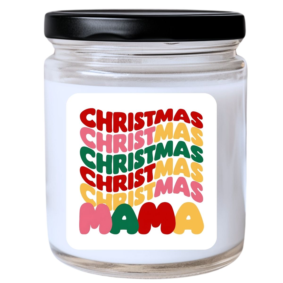 WS - Christmas Mama Candle - Funny Christmas Gift, Unique Holiday Candle, Perfect for Moms, Many Scents Available