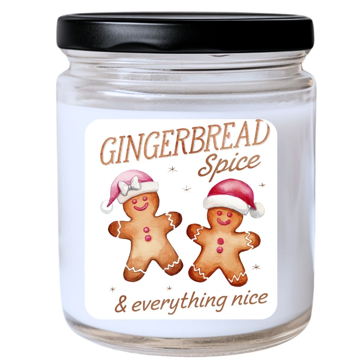 WS - Gingerbread Spice & Everything Nice Candle - Funny Christmas Gift, Unique Holiday Candle, Perfect for Holiday Decor, Many Scents Available