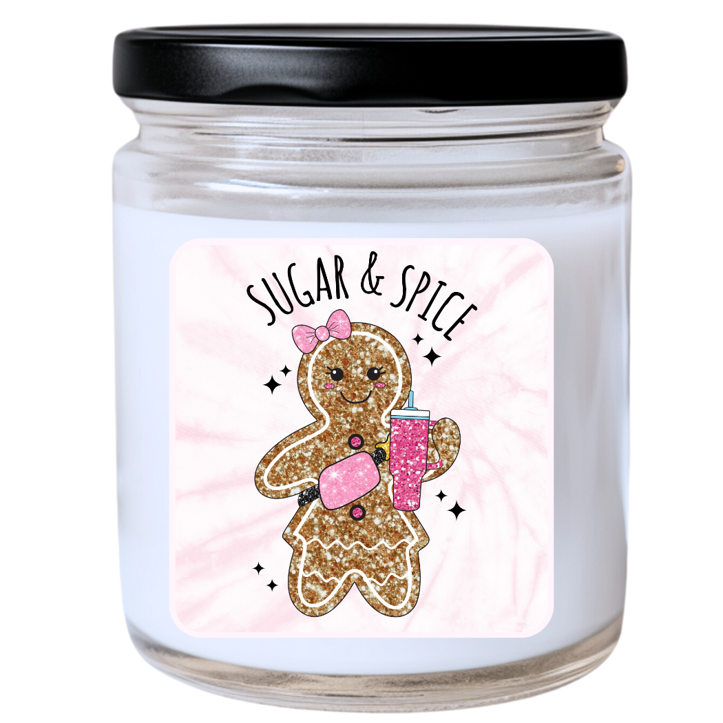 WS - Sugar & Spice Candle - Funny Christmas Gift, Unique Holiday Candle, Perfect for Holiday Decor, Many Scents Available