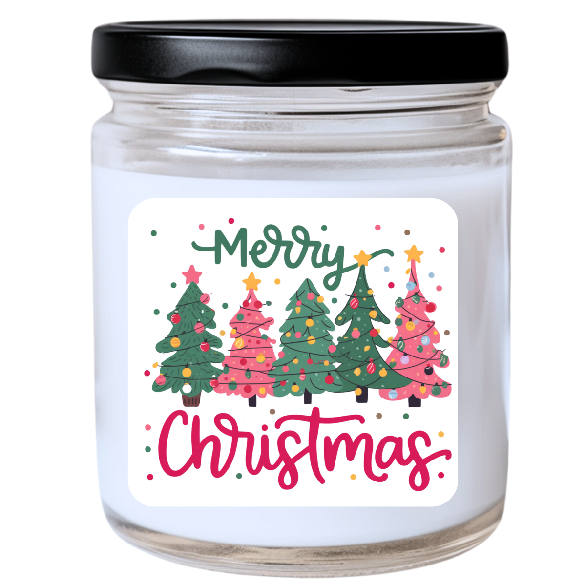 WS - Merry Christmas Candle - Festive & Full of Attitude, Handpoured Soy Wax, Phthalate-Free, Many Scents Available