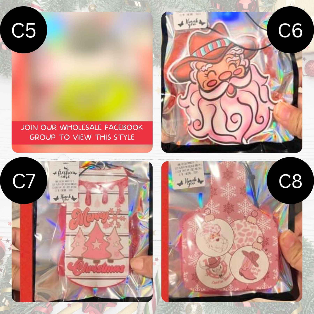 WS - Christmas Freshies (Air Fresheners) !MOQ 6!