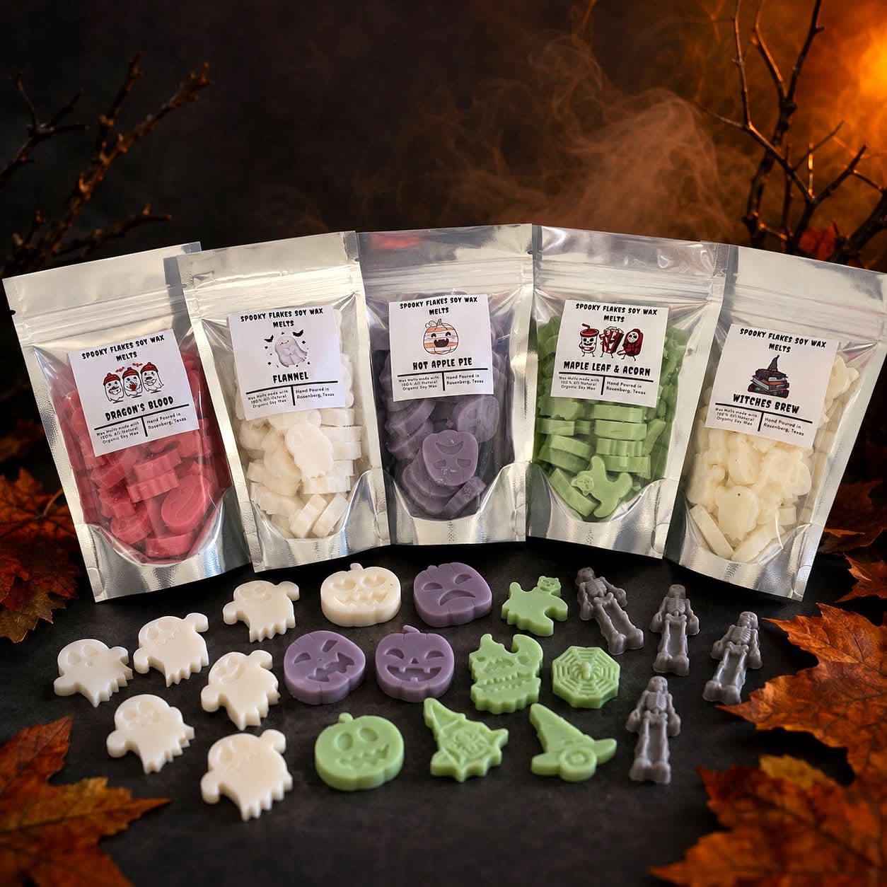 Halloween Flakes Wax Melts in Pouch