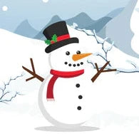 WS - Winter/Christmas Shapes - Wax Melt Shapes Mini Mylar Bags (SET of 6 PACKS)