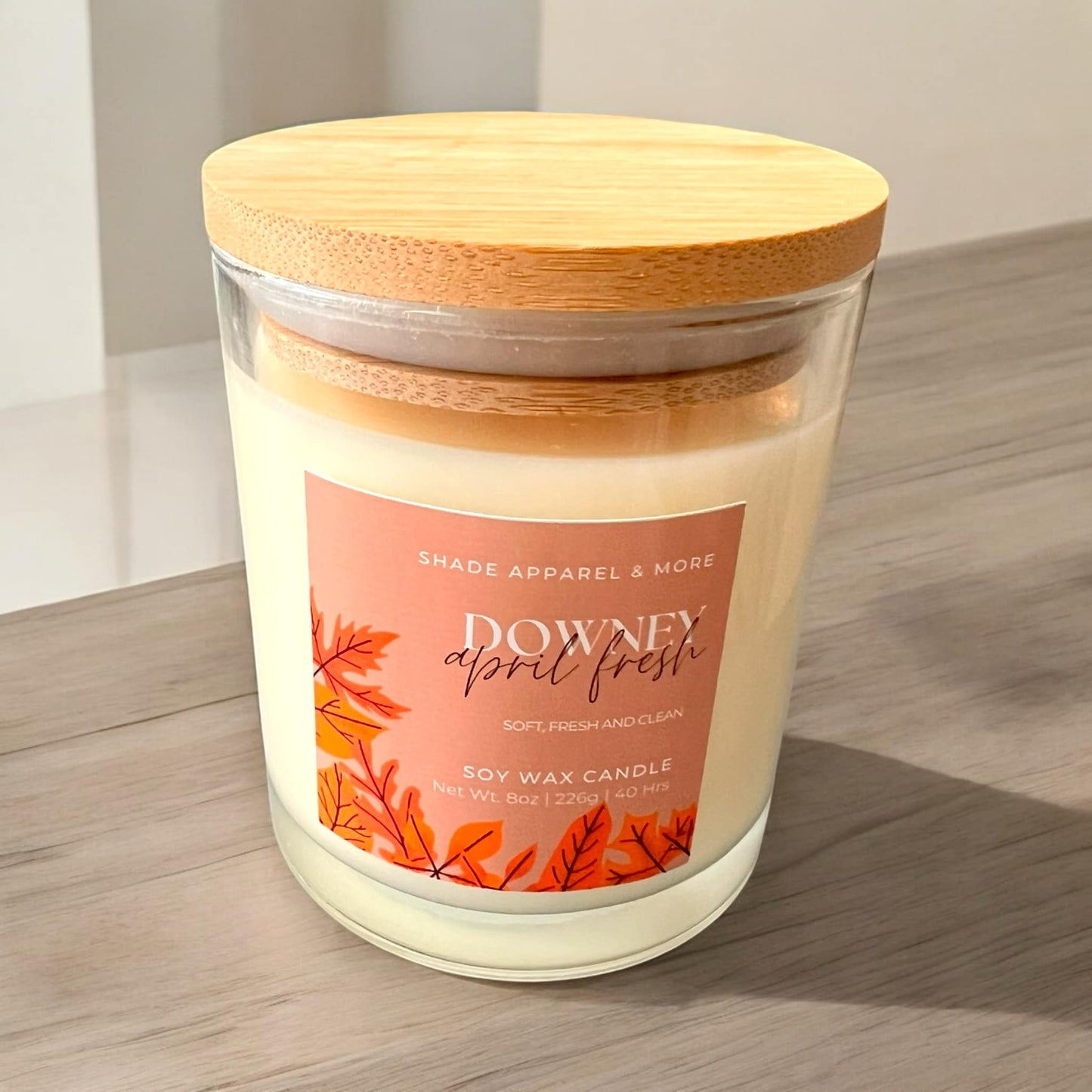 Build a Custom Candle - Bamboo Lid (4 Sizes Available) !MOQ 6!