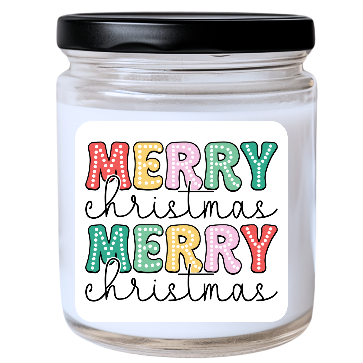 WS -  Merry Christmas, Merry Christmas Candle - Double the Cheer, Double the Sass, Handpoured Soy Wax, Phthalate-Free, Many Scents Available
