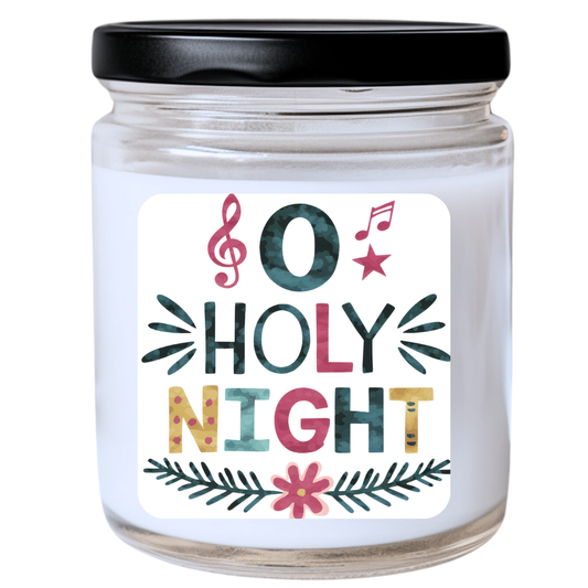 WS -  O Holy Night Candle - Funny Christmas Gift, Unique Holiday Candle, Many Scents Available