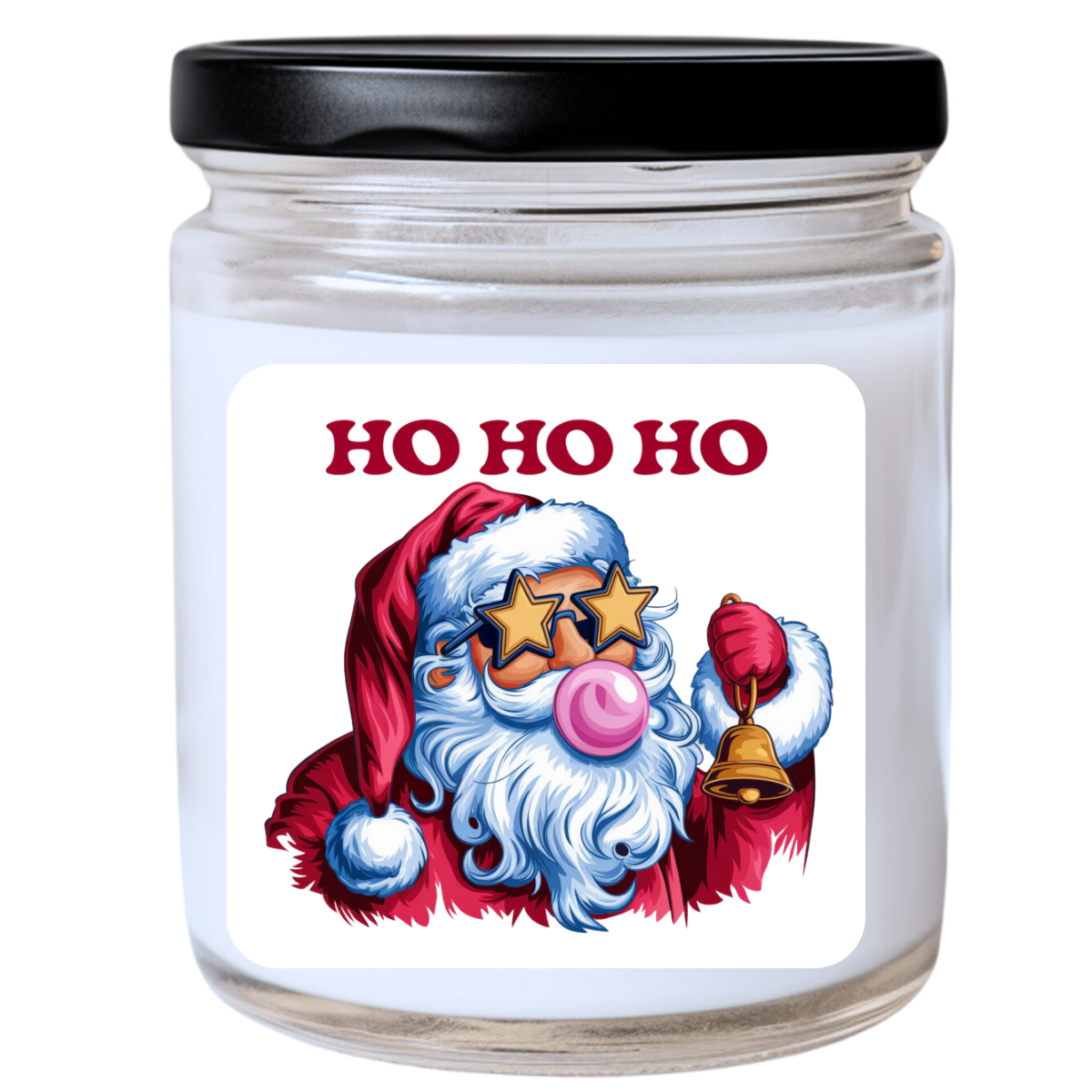 WS -  Ho Ho Ho Candle - Snarky & Too Cool for Christmas, Handpoured Soy Wax, Phthalate-Free, Many Scents Available