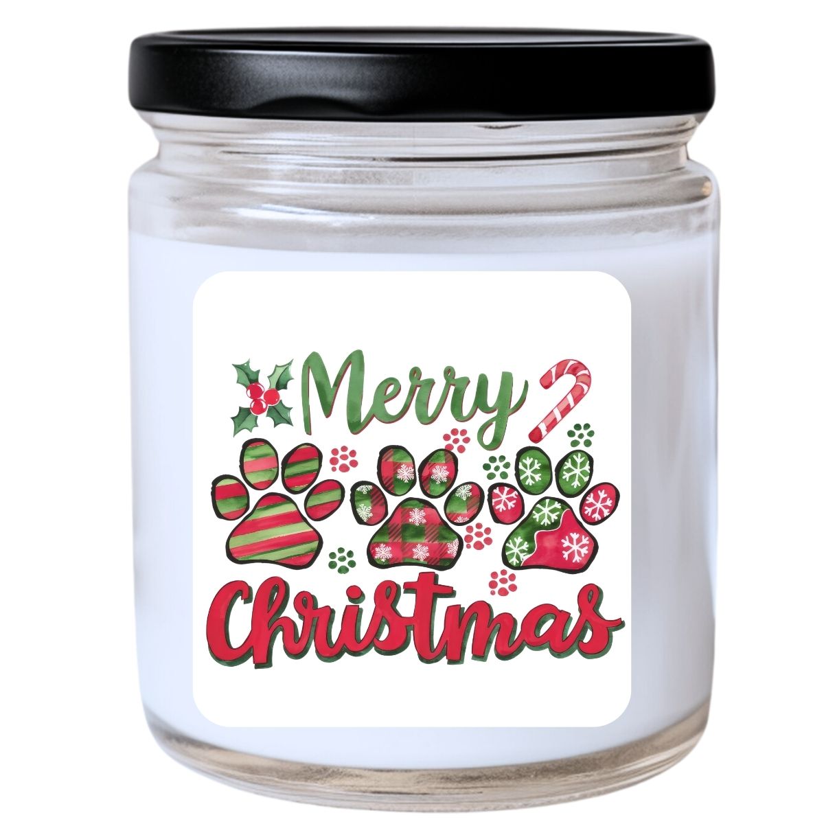 WS -  Woofy Christmas Candle - Funny Christmas Gift, Unique Holiday Candle, Many Scents Available