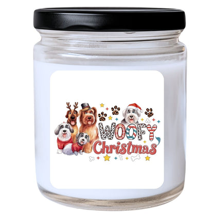 WS -  Woofy Christmas Candle - Funny Christmas Gift, Unique Holiday Candle, Many Scents Available