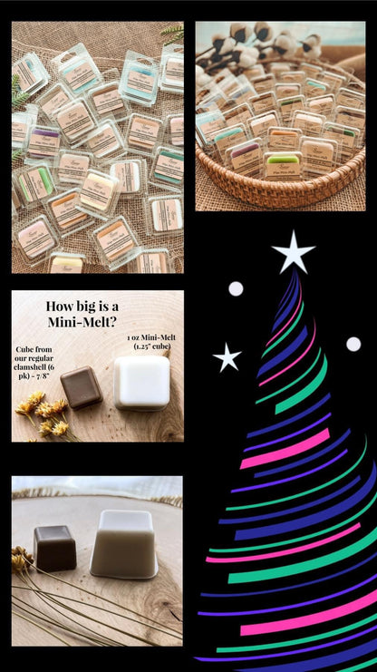 Clamshell - Jumbo 1oz Cube - Pick Your Winter Scents !MOQ 12!