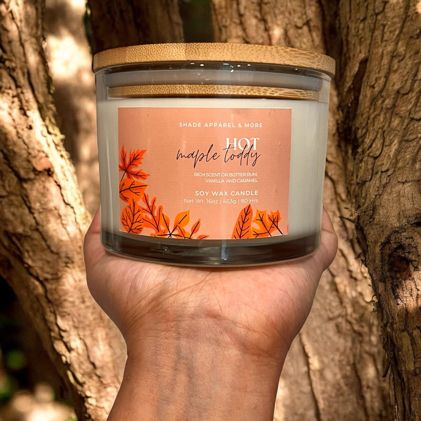 Build a Custom Candle - Bamboo Lid (4 Sizes Available) !MOQ 6!