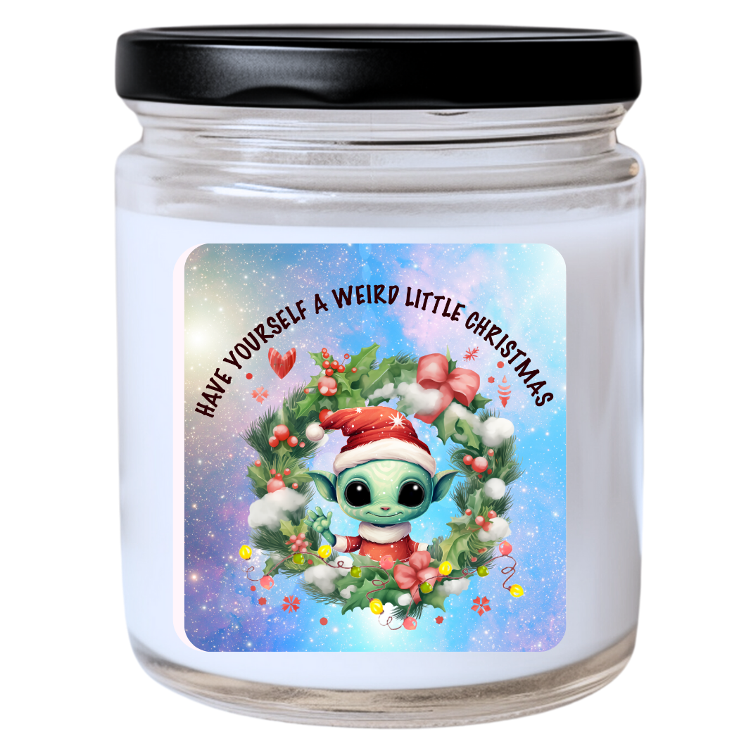 WS -  Have Yourself a Weird Little Christmas Candle - Funny Christmas Gift, Unique Holiday Candle, Playful & Quirky, Many Scents Available