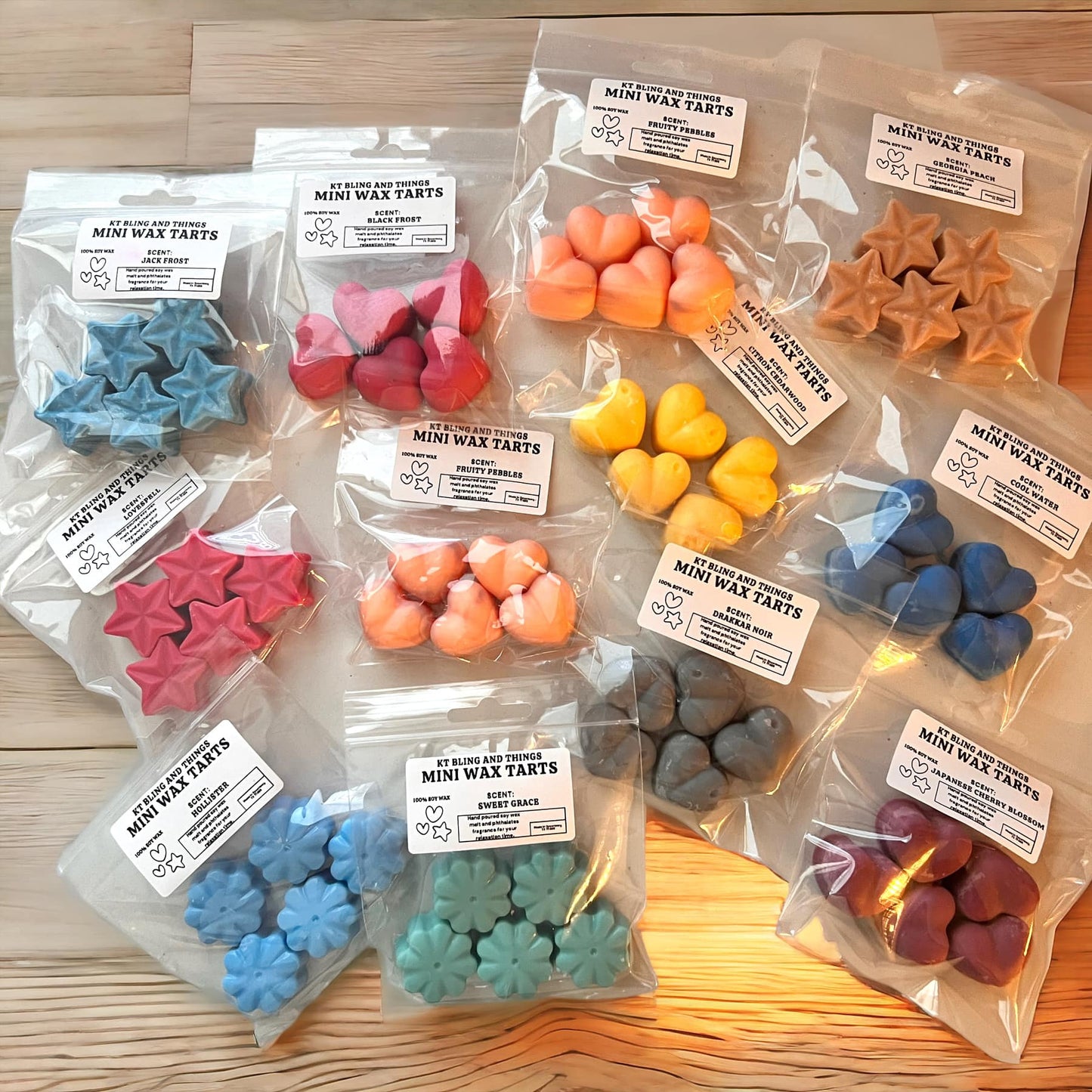 Assorted Best Selling Scent Shapes Mini Wax Melts [MOQ 12]