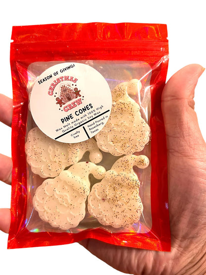 WS - Winter/Christmas Shapes - Wax Melt Shapes Mini Mylar Bags (SET of 6 PACKS)