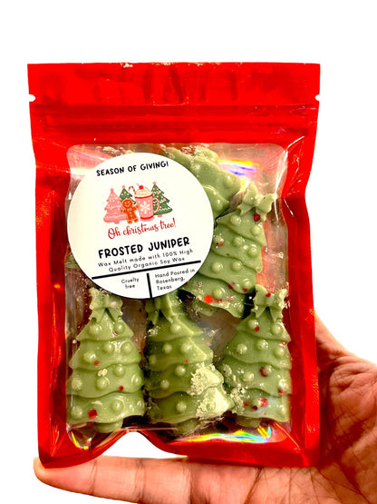 WS - Winter/Christmas Shapes - Wax Melt Shapes Mini Mylar Bags (SET of 6 PACKS)