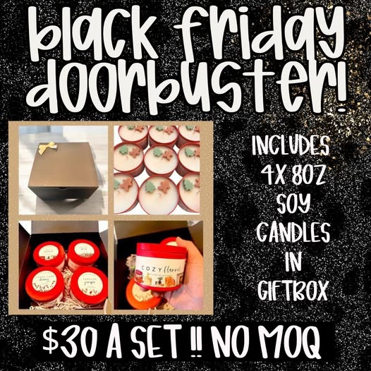 WS - Christmas 8oz Candle Quad Gift Set