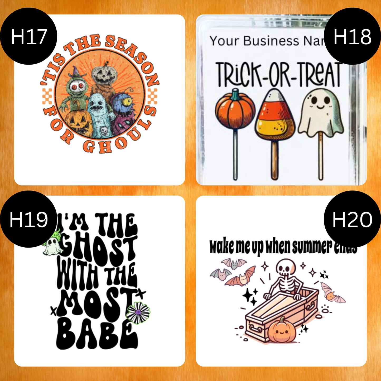 Halloween Clamshell Wax Melt