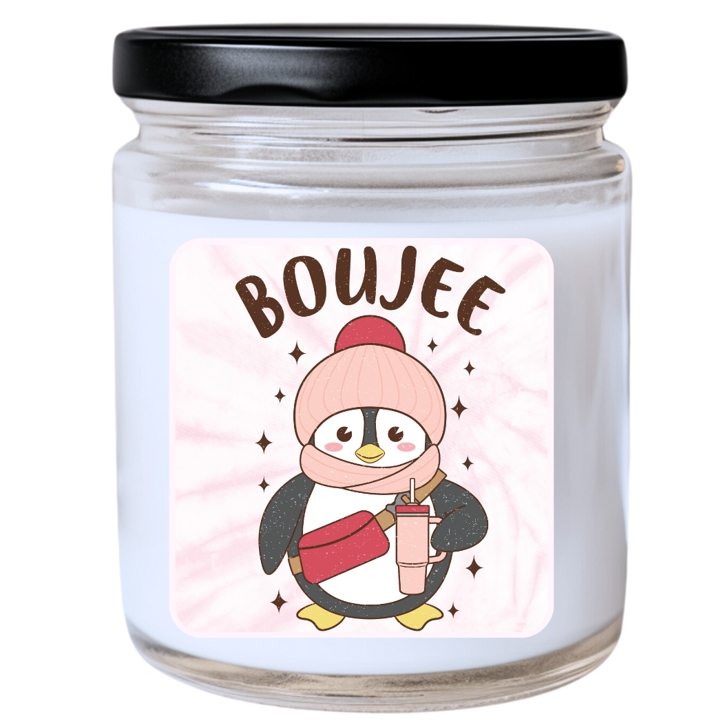 WS -  BOUJEE - Penguin Christmas Candle - Unique Christmas Candle, Cute Holiday Gift