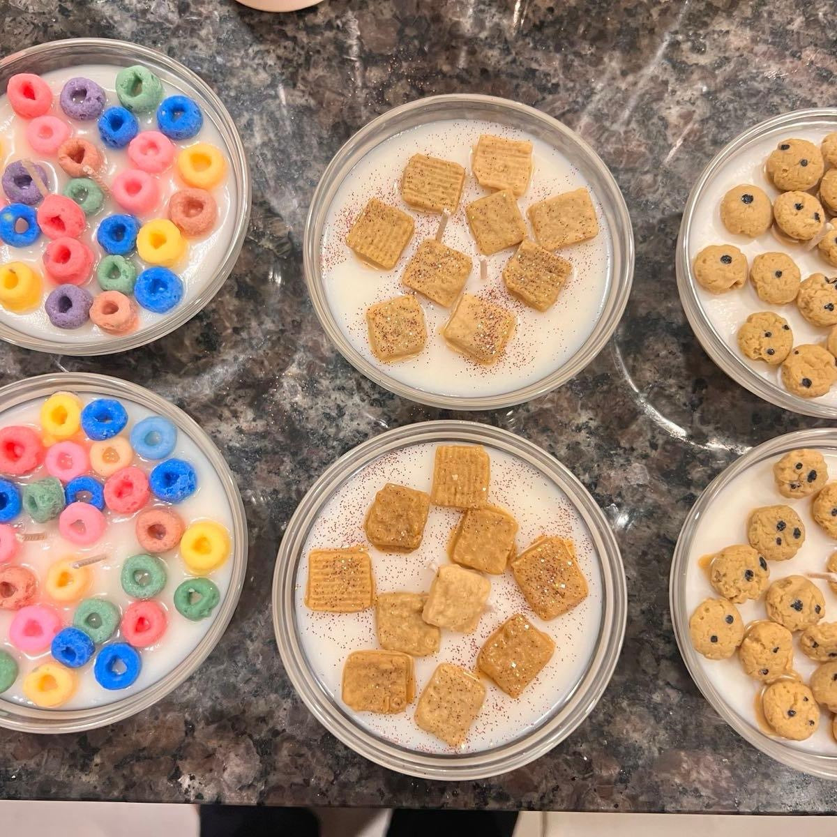 Mini Soy Candle - Cereal/ Dessert Bowl - (8oz)