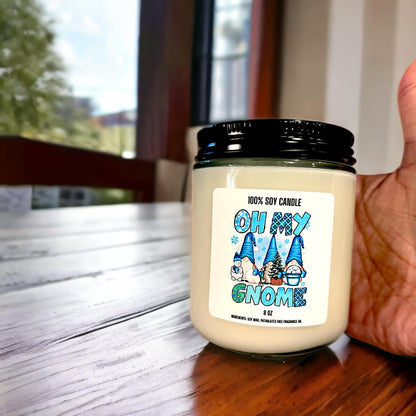 WS - Christmas Time Candles - Black Lid (3 Sizes Available) !MOQ 12!