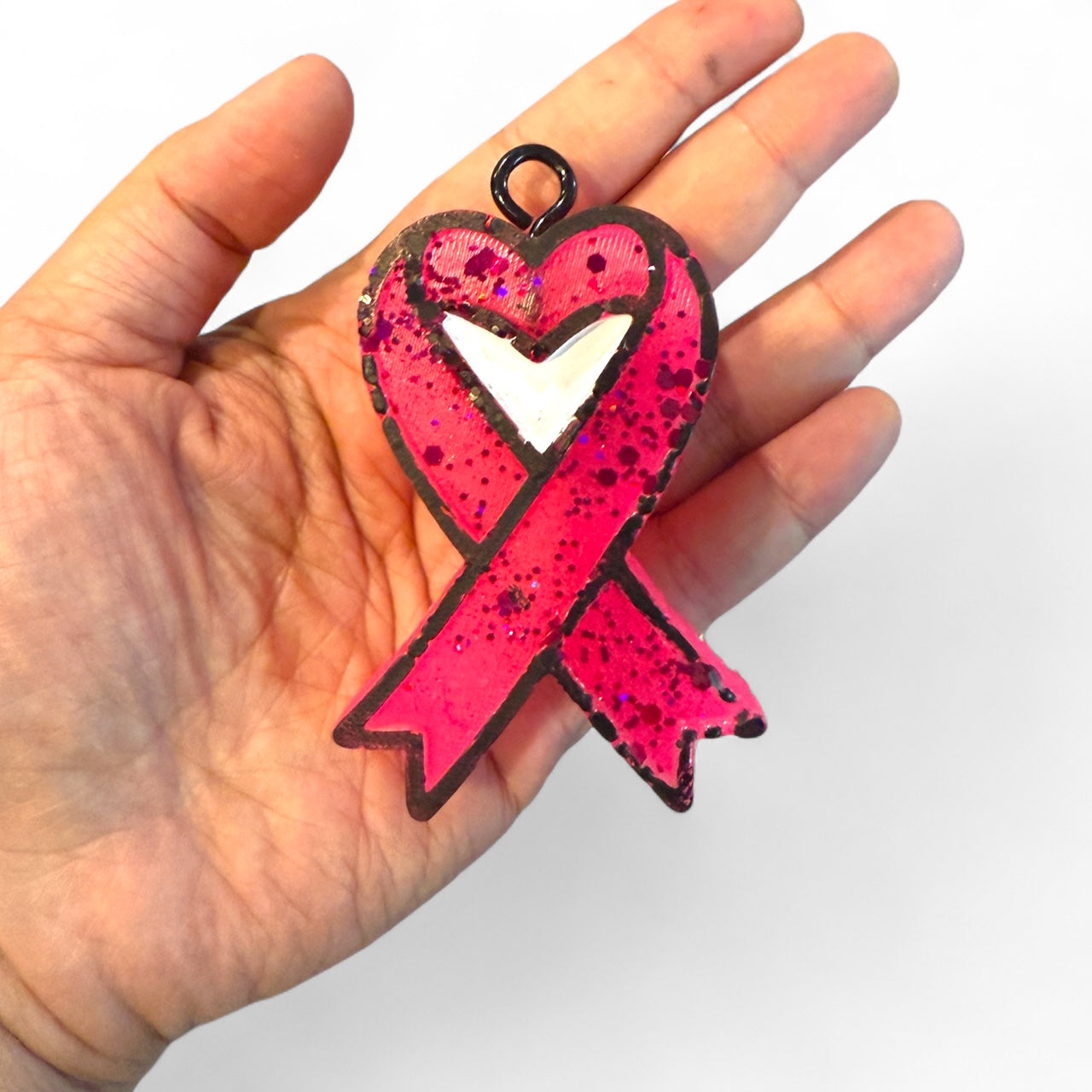 Breast Cancer Awareness Ribbon Petite Freshies