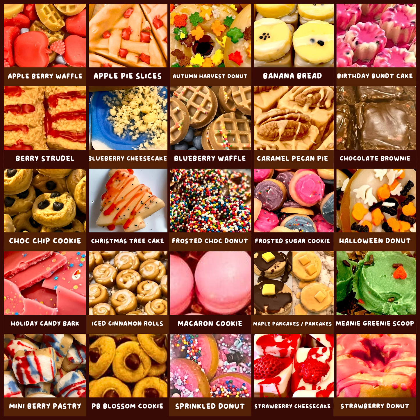 Bakery Bites Mini Wax Melts, Boxed Or Bagged (All Varieties) !MOQ 6!