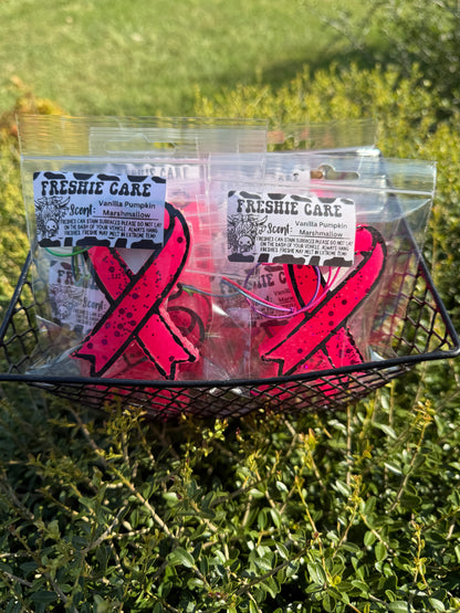 Breast Cancer Awareness Ribbon Petite Freshies