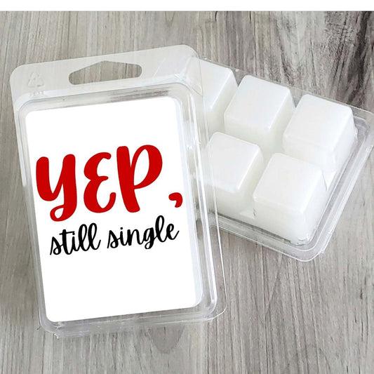 Yep Still Single Valentines Wax Clamshell