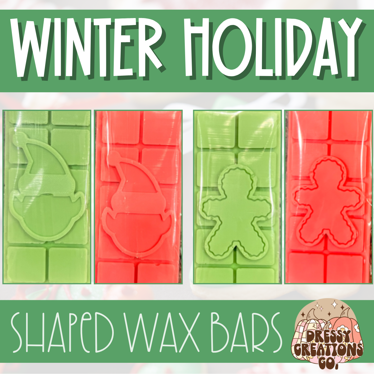 WS - Snap Bar Wax Melts - 2oz - Christmas !MOQ 12!