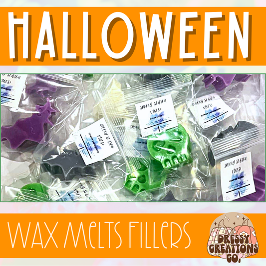 WS - Halloween Individually Bagged Wax Melts (Fillers / Stocking Stuffers) (Mini Wax Melts) !MOQ 12!
