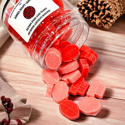 Mini Wax Melts - Valentines - Kiss Me / Lips