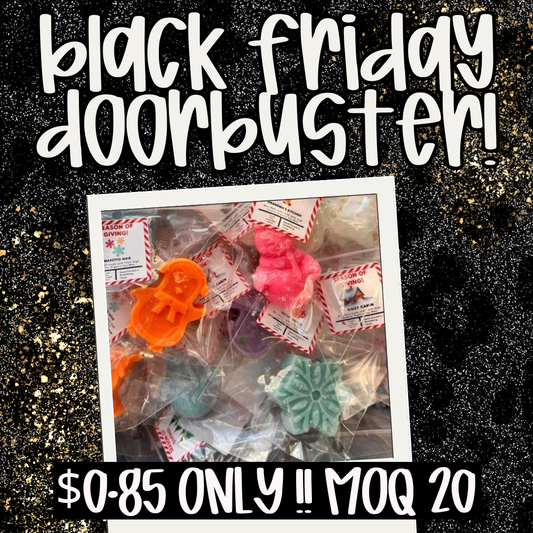 WS - Christmas/Winter Individually Bagged Wax Melts (Fillers / Stocking Stuffers) (Mini Wax Melts) !MOQ 12!