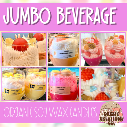 WS - Jumbo Whipped Cocktail & Milkshake Candles - 16oz !MOQ 3!