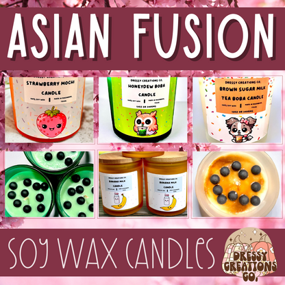 WS - Dessert Bamboo Candle - Asian Fusion Collection !MOQ 6!