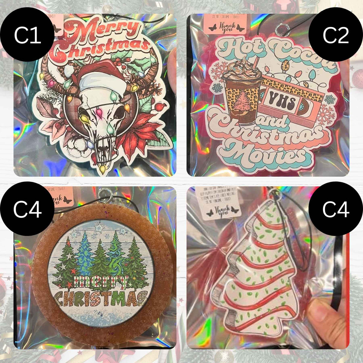 WS -  Christmas Freshies (Air Fresheners) !MOQ 6!