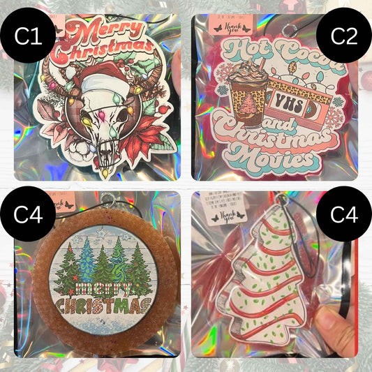 WS -  Christmas Freshies (Air Fresheners) !MOQ 6!