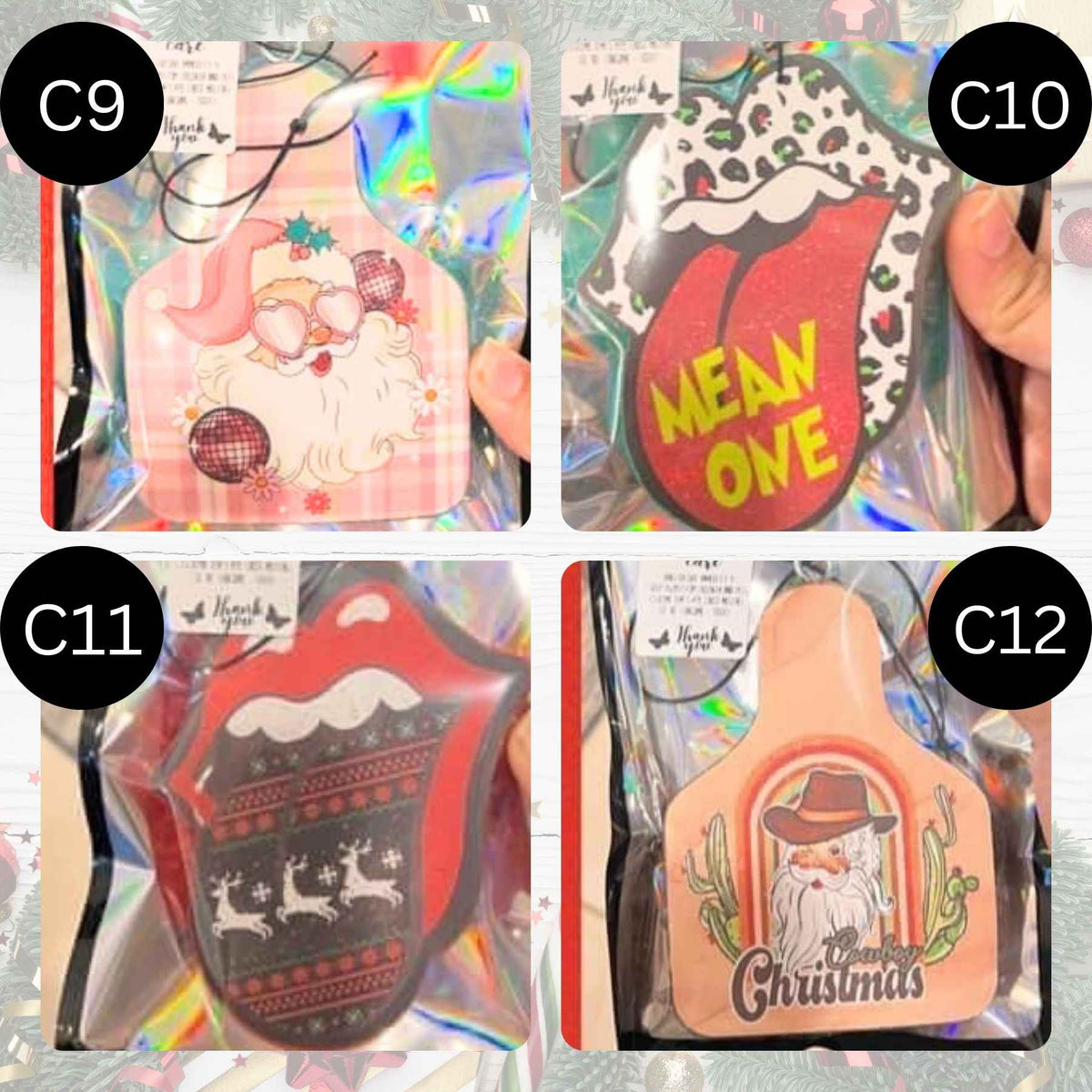 WS -  Christmas Freshies (Air Fresheners) !MOQ 6!