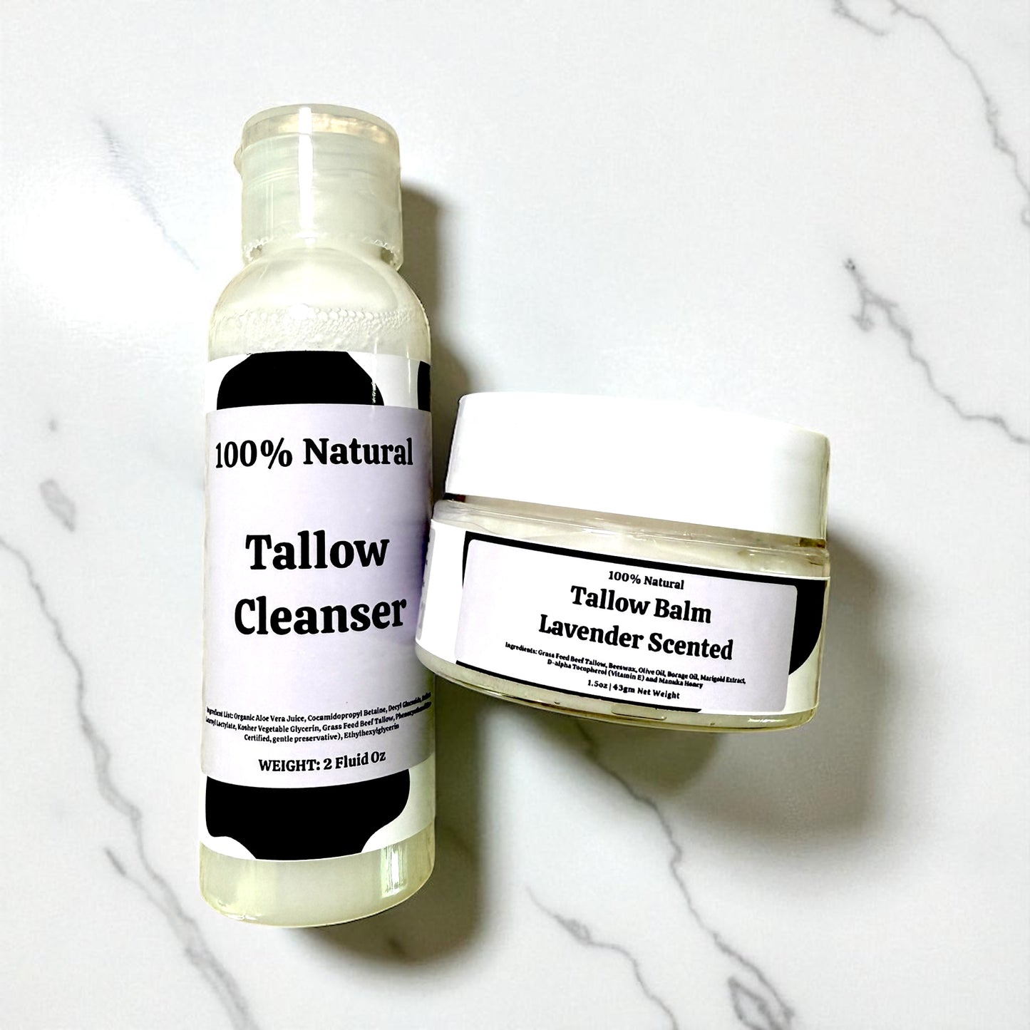 Tallow Face Wash and Balm Set