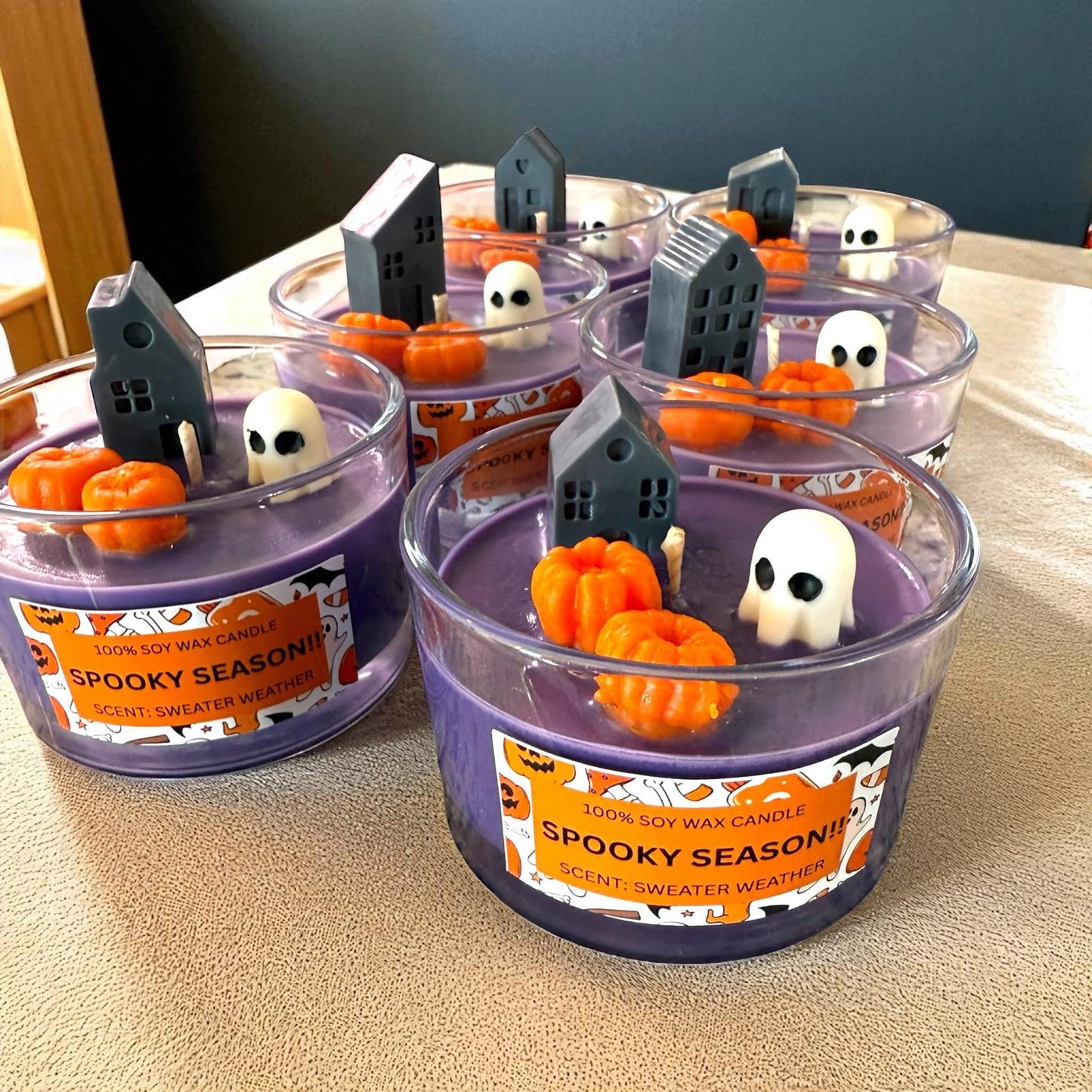 Spooky Themed Candle ( MOQ 6 )
