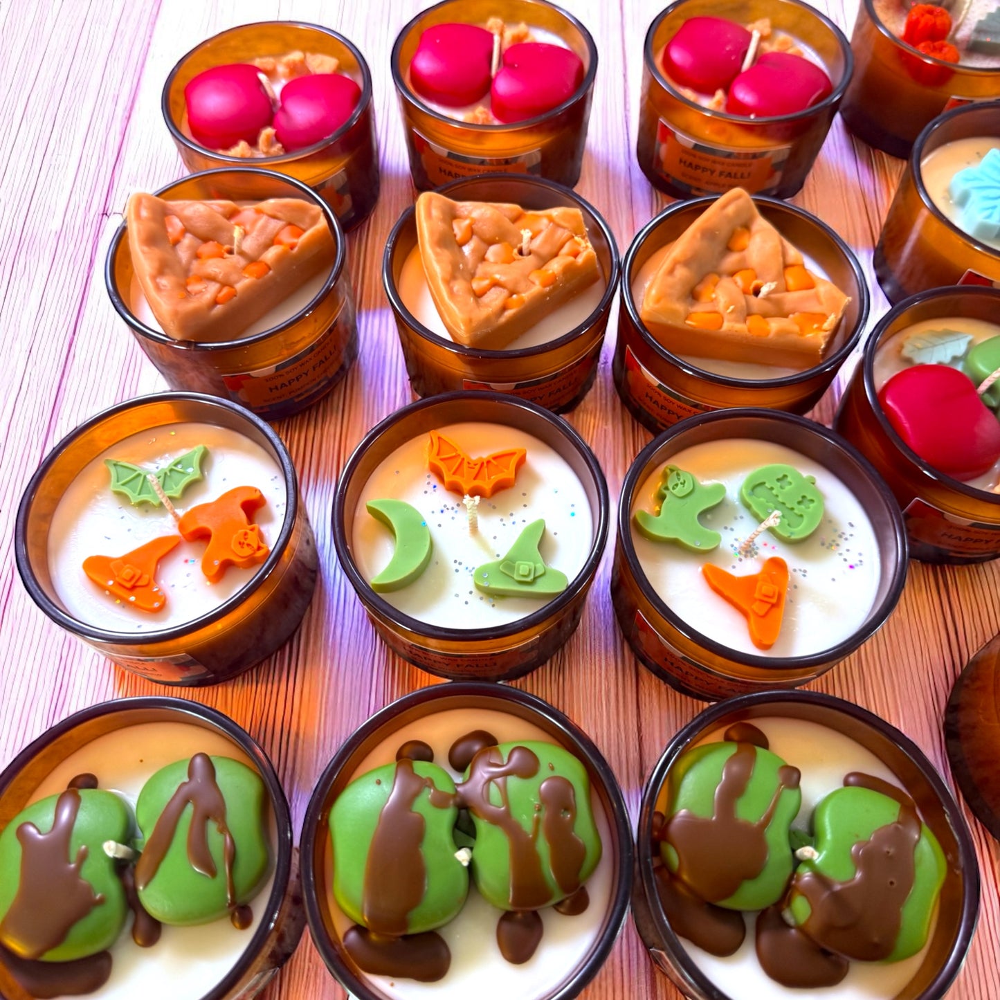 Fall Themed Candle ( MOQ 6 )