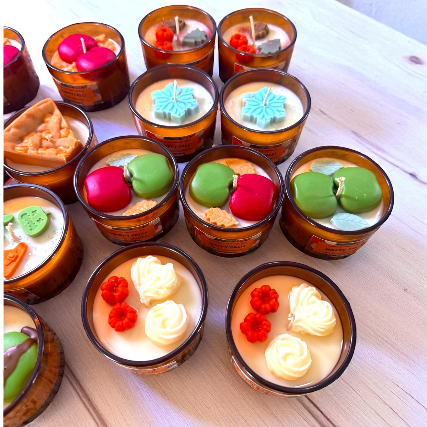 Fall Themed Candle ( MOQ 6 )