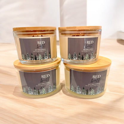 Build a Custom Candle - Bamboo Lid (4 Sizes Available) !MOQ 6!