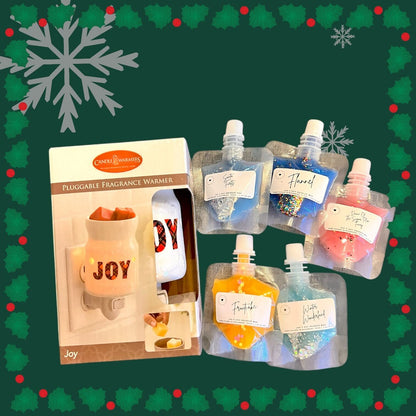 Christmas Joy Gift Set - Wax Warmer + 5pc Squeeze Wax