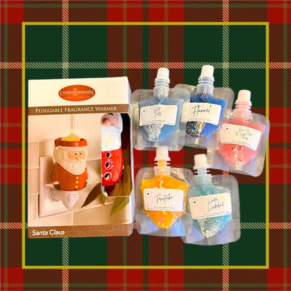 Christmas Santa Gift Set - Wax Warmer + 5pc Squeeze Wax