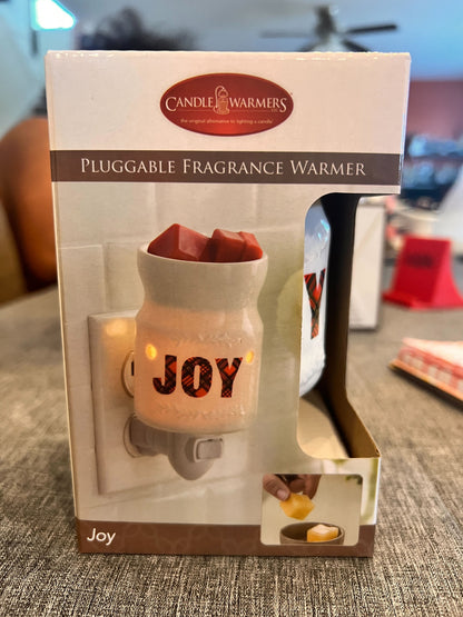WS - Ceramic Wax Warmer with Halogen Bulb - Christmas - Joy